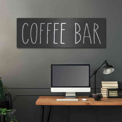 Luxe Metal Art 'COFFEE BAR' by Lettered & Lined, Metal Wall Art,48x16