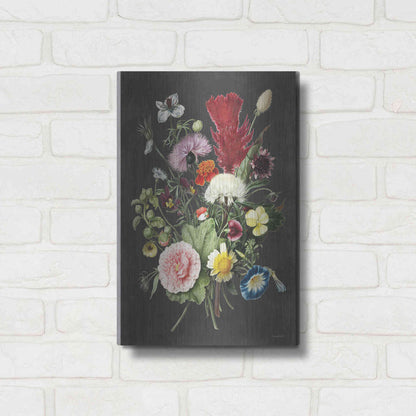 Luxe Metal Art 'Vintage Bouquet' by Lettered & Lined, Metal Wall Art,12x16