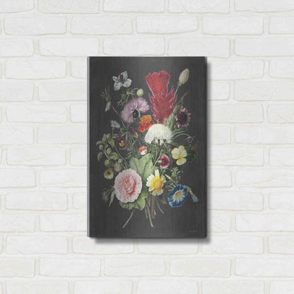 Luxe Metal Art 'Vintage Bouquet' by Lettered & Lined, Metal Wall Art,16x24