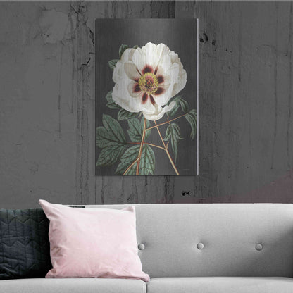 Luxe Metal Art 'Vintage Rose' by Lettered & Lined, Metal Wall Art,24x36
