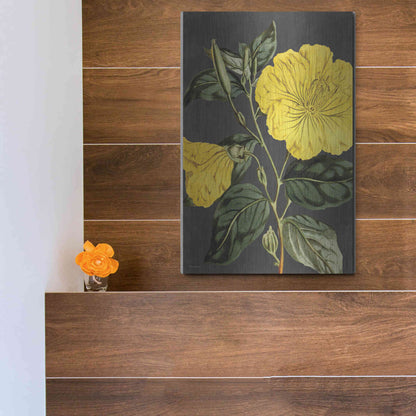 Luxe Metal Art 'Yellow Vine' by Lettered & Lined, Metal Wall Art,12x16