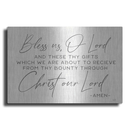 Luxe Metal Art 'Bless Us' by Lux + Me Designs, Metal Wall Art