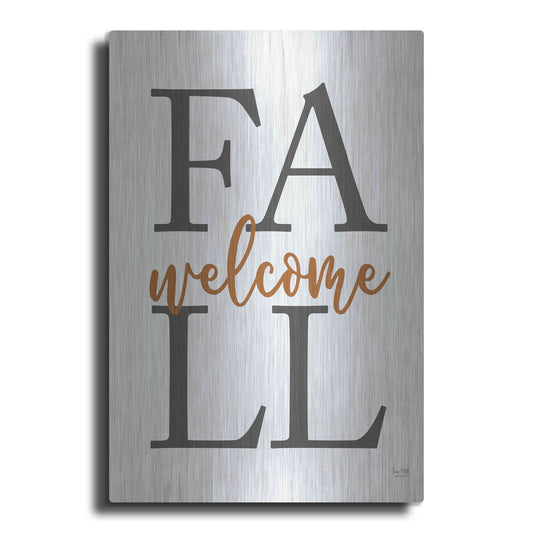 Luxe Metal Art 'Welcome Fall' by Lux + Me Designs, Metal Wall Art