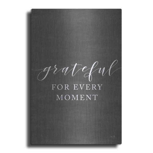 Luxe Metal Art 'Grateful for Every Moment' by Lux + Me Designs, Metal Wall Art