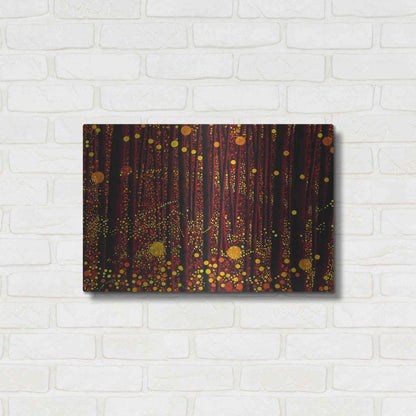 Luxe Metal Art 'Glow' by DB Waterman, Metal Wall Art,24x16