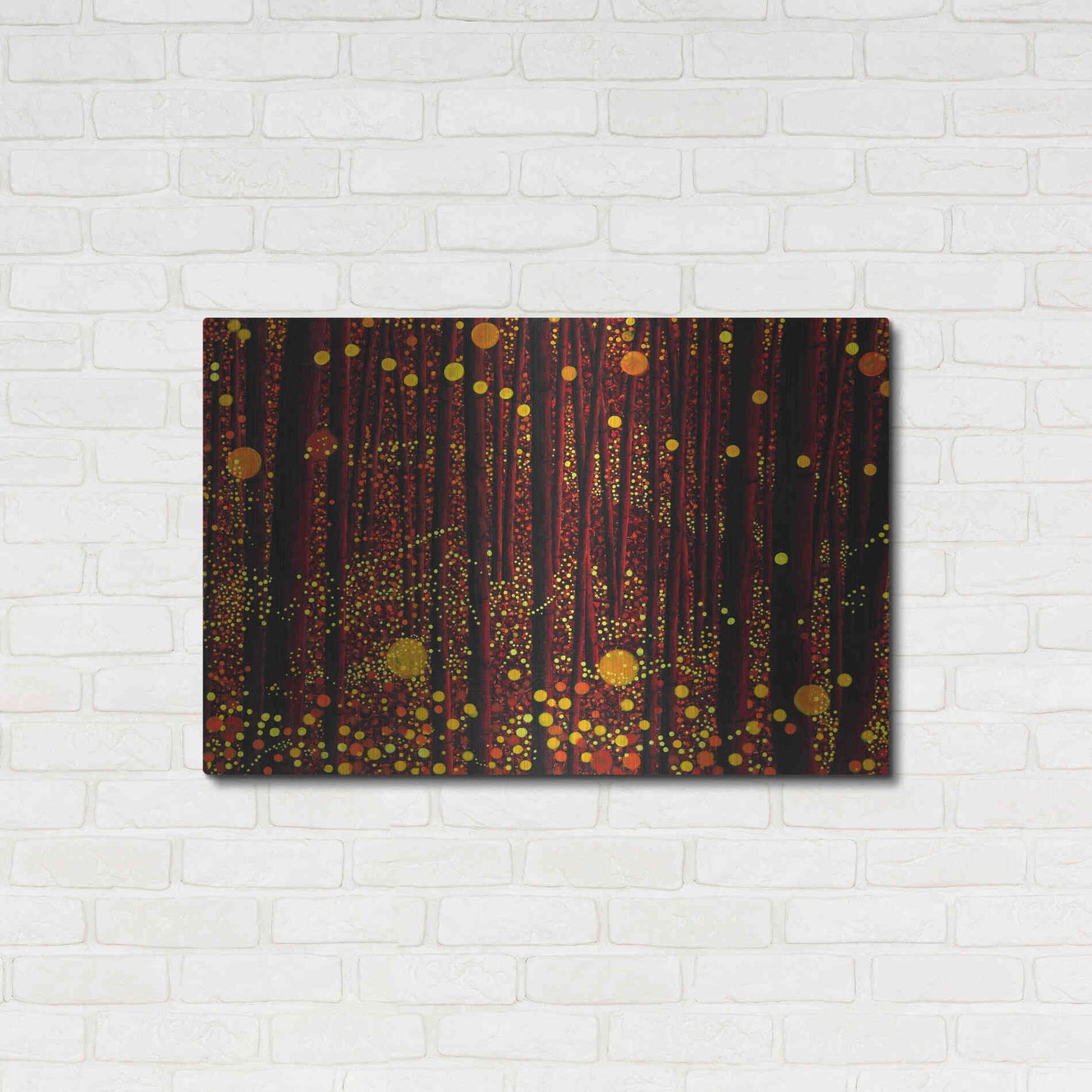 Luxe Metal Art 'Glow' by DB Waterman, Metal Wall Art,36x24