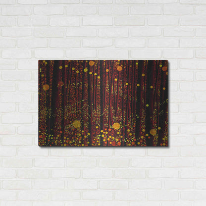 Luxe Metal Art 'Glow' by DB Waterman, Metal Wall Art,36x24