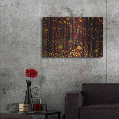 Luxe Metal Art 'Glow' by DB Waterman, Metal Wall Art,36x24