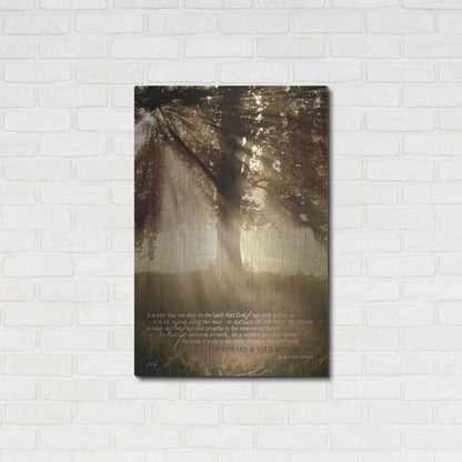 Luxe Metal Art 'Stay on the Path' by Marla Rae, Metal Wall Art,24x36