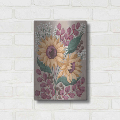 Luxe Metal Art 'Sunny Faces' by Michele Norman, Metal Wall Art,12x16