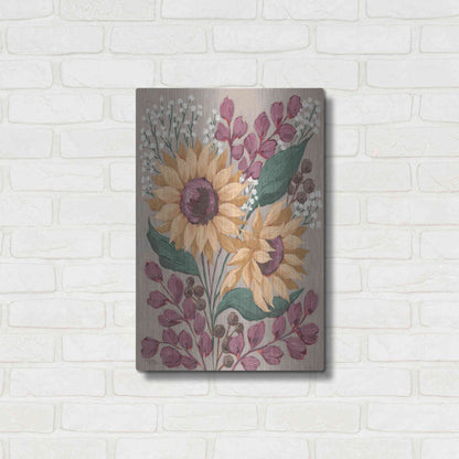 Luxe Metal Art 'Sunny Faces' by Michele Norman, Metal Wall Art,16x24