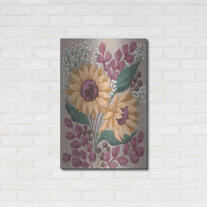 Luxe Metal Art 'Sunny Faces' by Michele Norman, Metal Wall Art,24x36