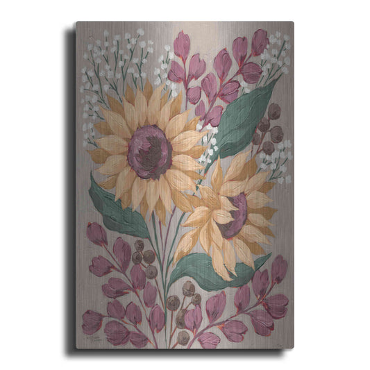 Luxe Metal Art 'Sunny Faces' by Michele Norman, Metal Wall Art