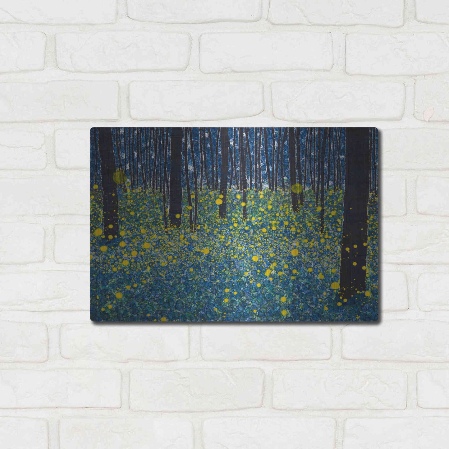 Luxe Metal Art 'Luminous' by DB Waterman, Metal Wall Art,16x12