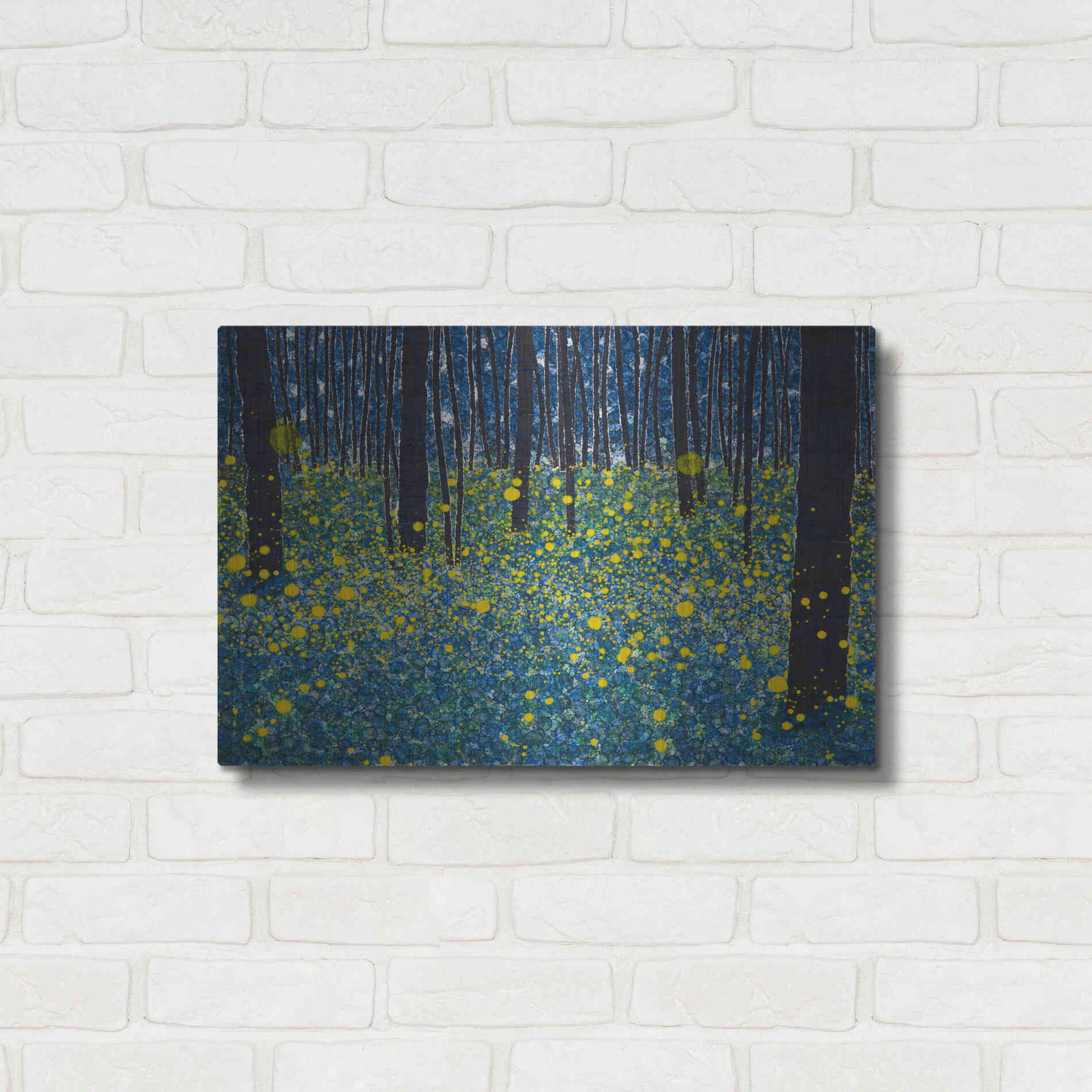 Luxe Metal Art 'Luminous' by DB Waterman, Metal Wall Art,24x16