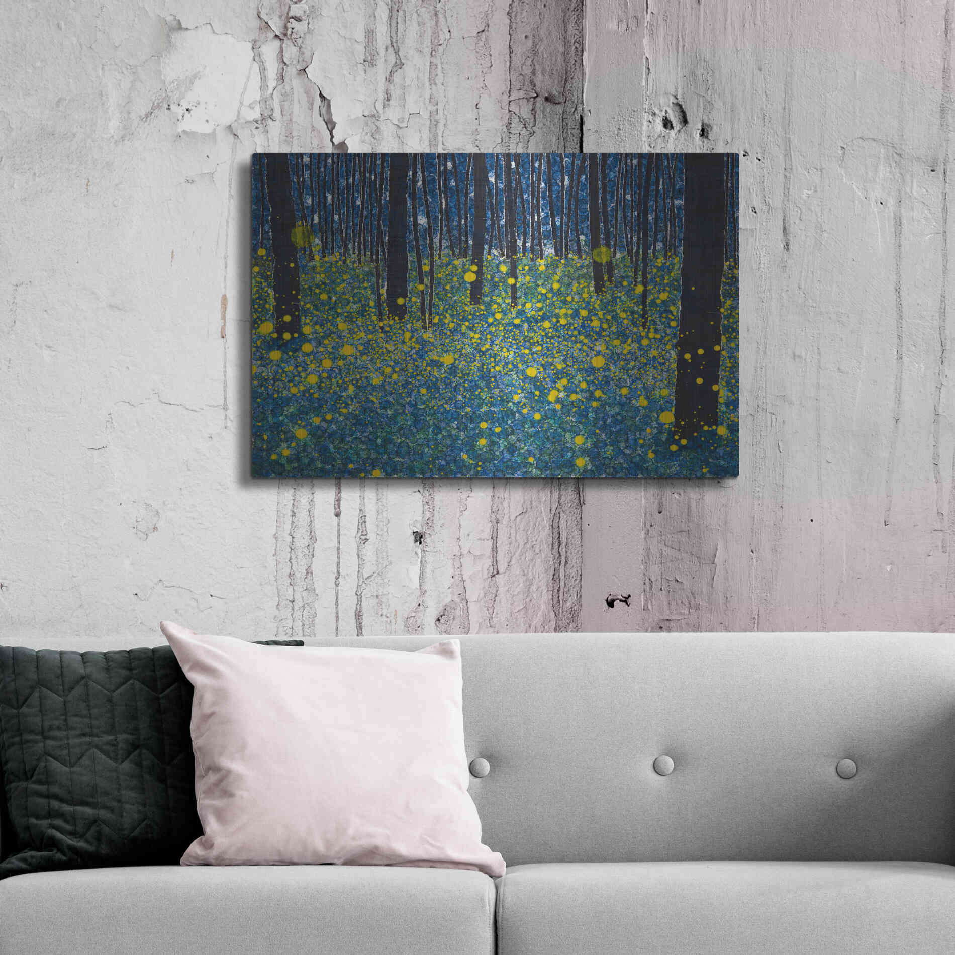 Luxe Metal Art 'Luminous' by DB Waterman, Metal Wall Art,36x24