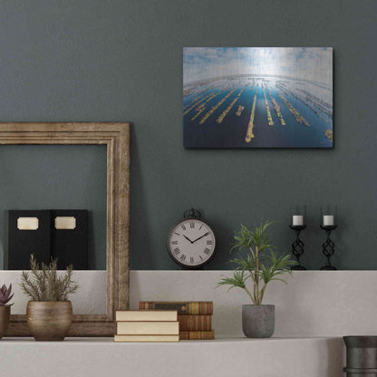 Luxe Metal Art 'Water World' by Martin Podt, Metal Wall Art,16x12