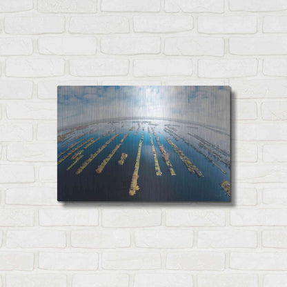 Luxe Metal Art 'Water World' by Martin Podt, Metal Wall Art,24x16