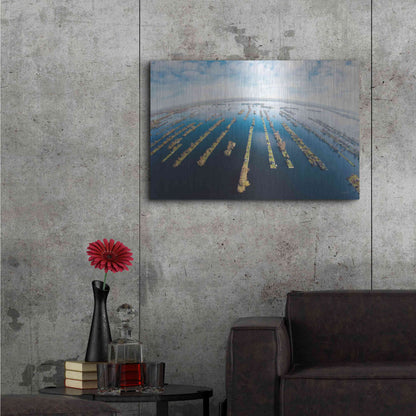 Luxe Metal Art 'Water World' by Martin Podt, Metal Wall Art,36x24