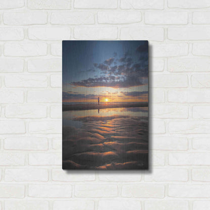 Luxe Metal Art 'Peaceful Sunset' by Martin Podt, Metal Wall Art,16x24
