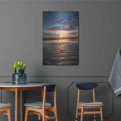 Luxe Metal Art 'Peaceful Sunset' by Martin Podt, Metal Wall Art,24x36