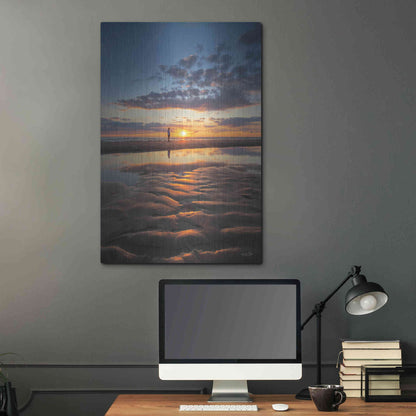 Luxe Metal Art 'Peaceful Sunset' by Martin Podt, Metal Wall Art,24x36