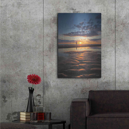 Luxe Metal Art 'Peaceful Sunset' by Martin Podt, Metal Wall Art,24x36