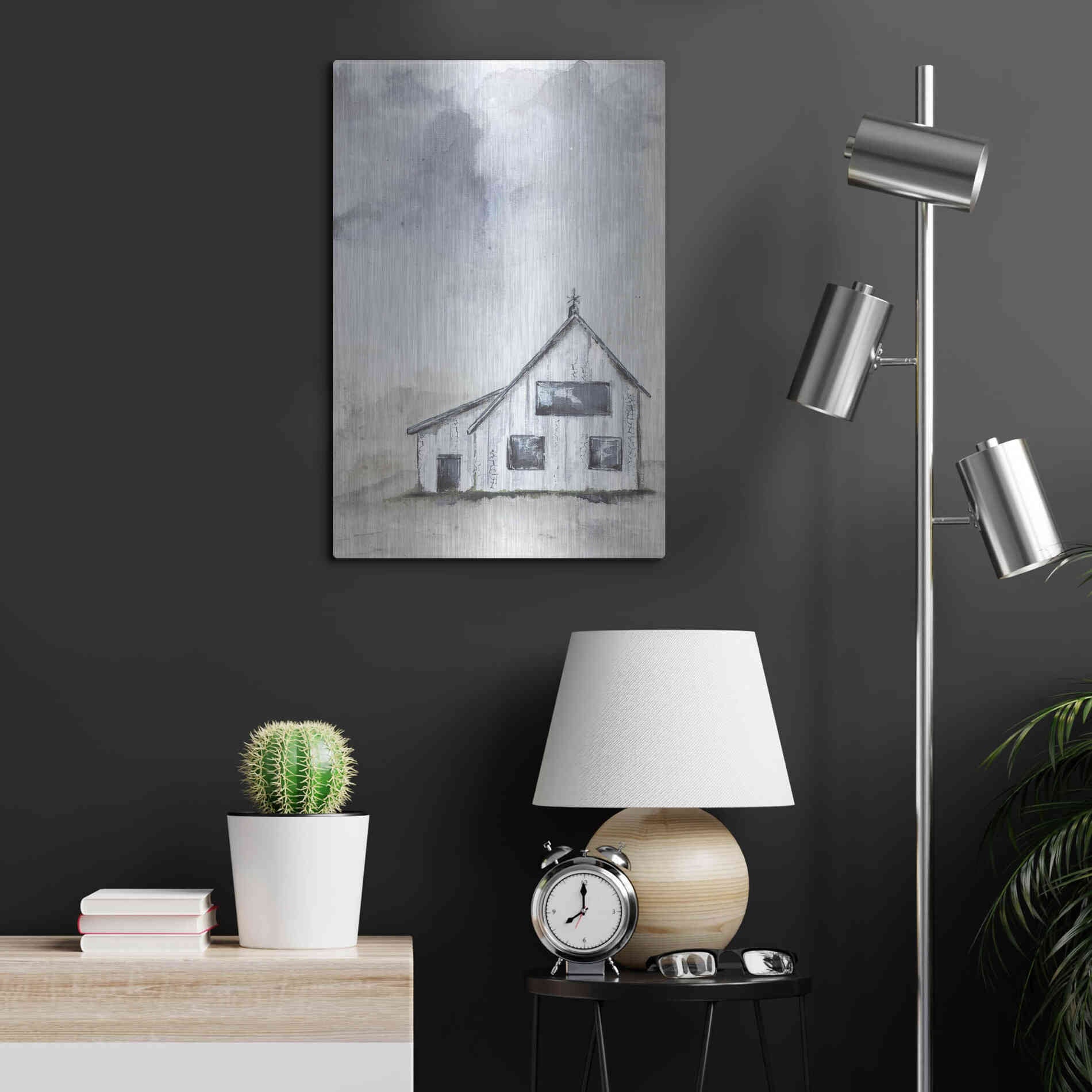 Luxe Metal Art 'Haven Mini Prairie' by Julie Norkus, Metal Wall Art,16x24