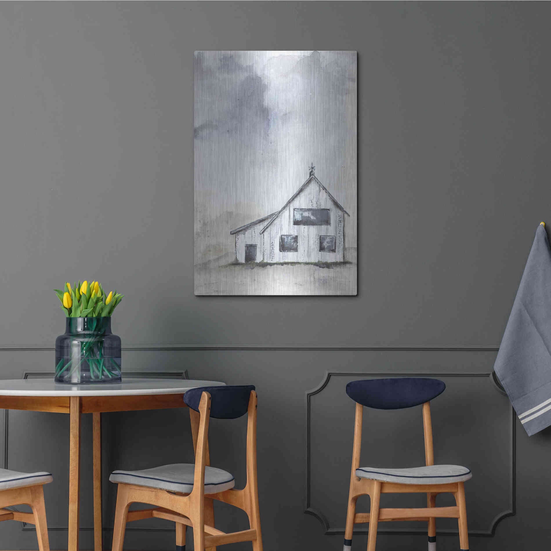 Luxe Metal Art 'Haven Mini Prairie' by Julie Norkus, Metal Wall Art,24x36