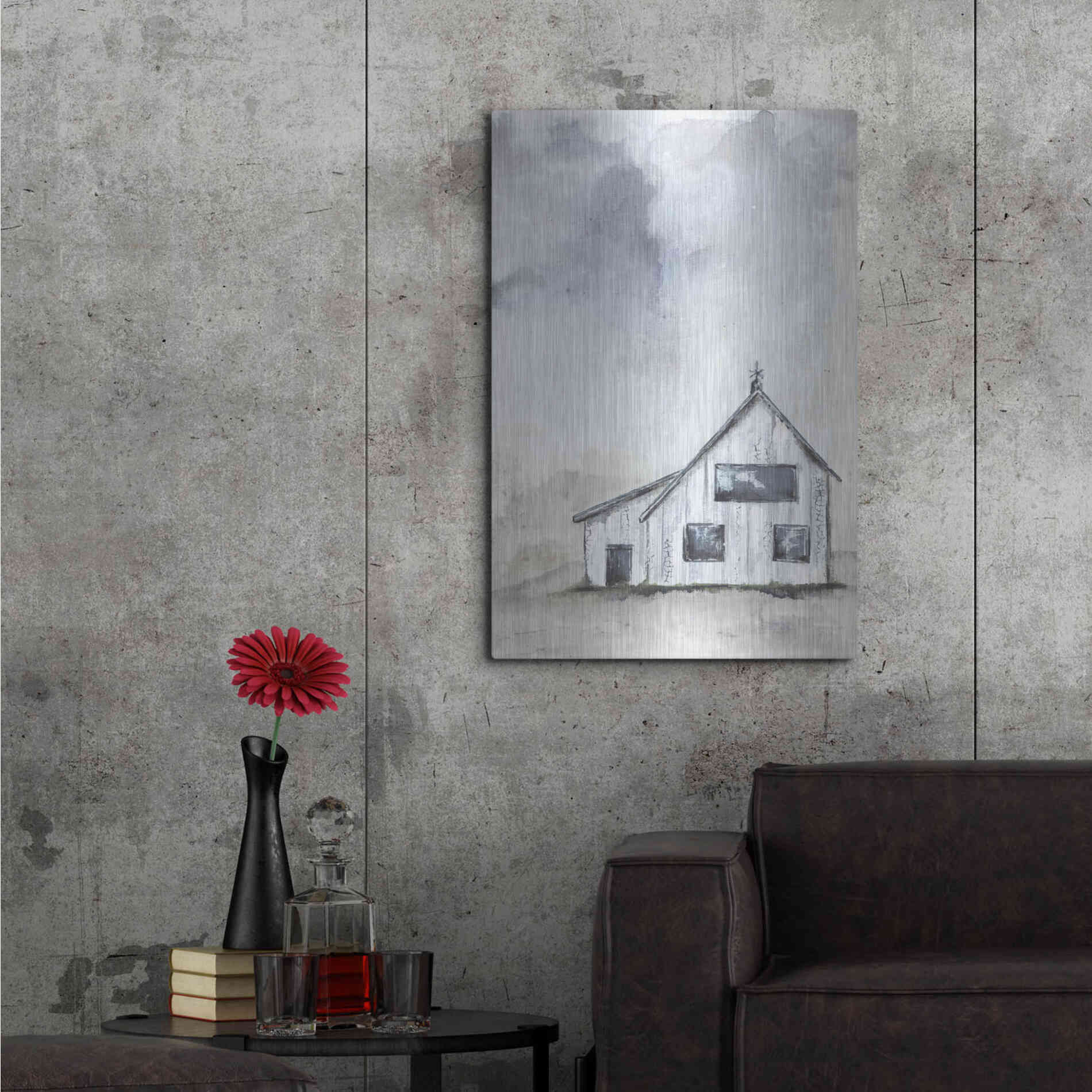 Luxe Metal Art 'Haven Mini Prairie' by Julie Norkus, Metal Wall Art,24x36