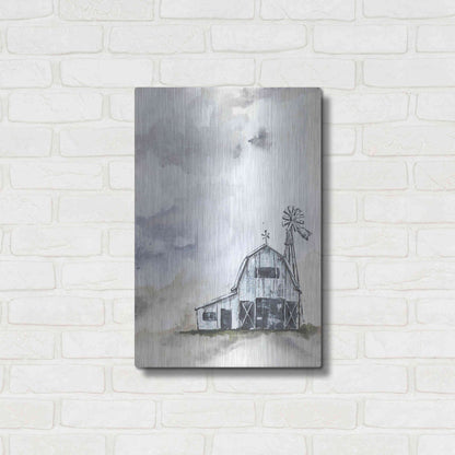 Luxe Metal Art 'Haven Mini Barn' by Julie Norkus, Metal Wall Art,16x24