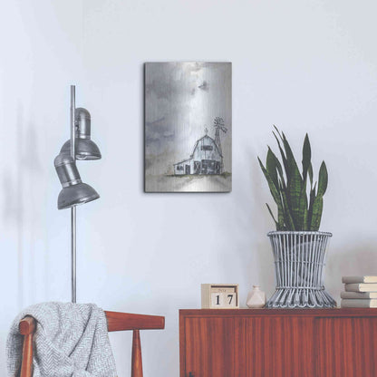 Luxe Metal Art 'Haven Mini Barn' by Julie Norkus, Metal Wall Art,16x24