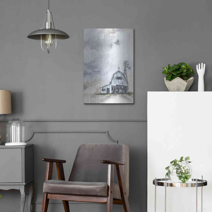 Luxe Metal Art 'Haven Mini Barn' by Julie Norkus, Metal Wall Art,16x24