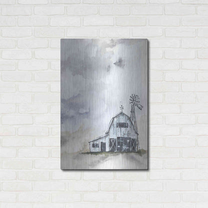 Luxe Metal Art 'Haven Mini Barn' by Julie Norkus, Metal Wall Art,24x36