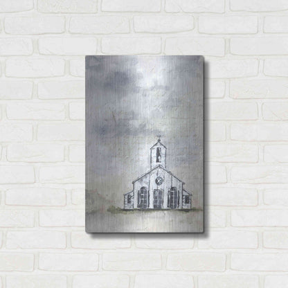 Luxe Metal Art 'Haven Mini Worship' by Julie Norkus, Metal Wall Art,16x24