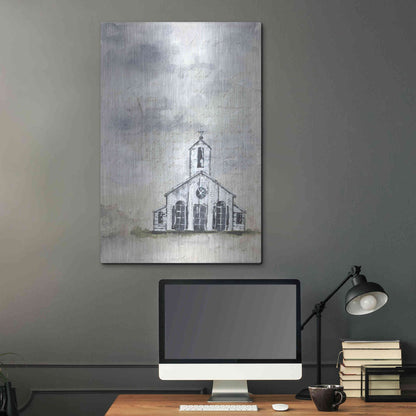 Luxe Metal Art 'Haven Mini Worship' by Julie Norkus, Metal Wall Art,24x36