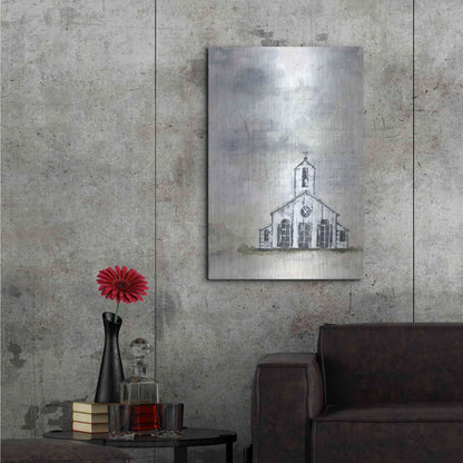 Luxe Metal Art 'Haven Mini Worship' by Julie Norkus, Metal Wall Art,24x36