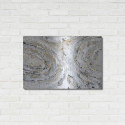 Luxe Metal Art 'Around & Around' by Roey Ebert, Metal Wall Art,36x24