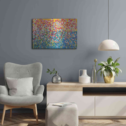 Luxe Metal Art 'Happiness' by Roey Ebert, Metal Wall Art,24x16