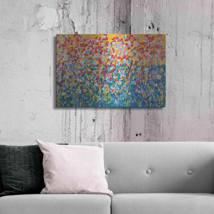 Luxe Metal Art 'Happiness' by Roey Ebert, Metal Wall Art,36x24
