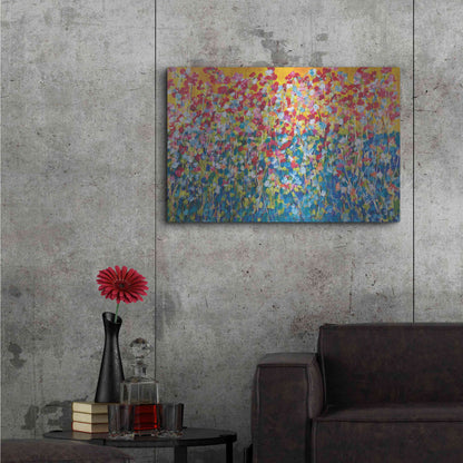 Luxe Metal Art 'Happiness' by Roey Ebert, Metal Wall Art,36x24