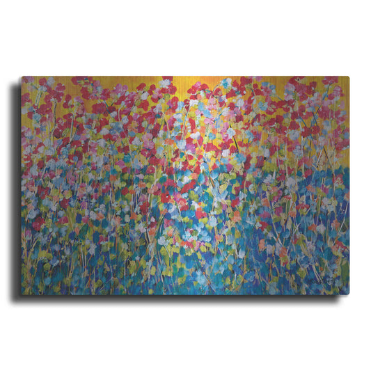 Luxe Metal Art 'Happiness' by Roey Ebert, Metal Wall Art