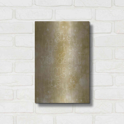 Luxe Metal Art 'Most Wonderful Time of the Year' by Susan Ball, Metal Wall Art,12x16