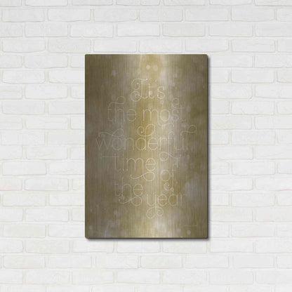 Luxe Metal Art 'Most Wonderful Time of the Year' by Susan Ball, Metal Wall Art,24x36