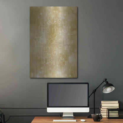 Luxe Metal Art 'Most Wonderful Time of the Year' by Susan Ball, Metal Wall Art,24x36