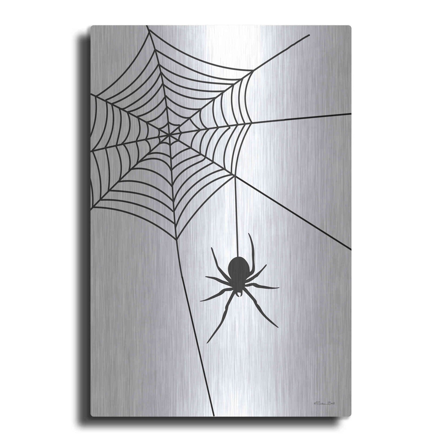 Luxe Metal Art 'Creepy Spider' by Susan Ball, Metal Wall Art