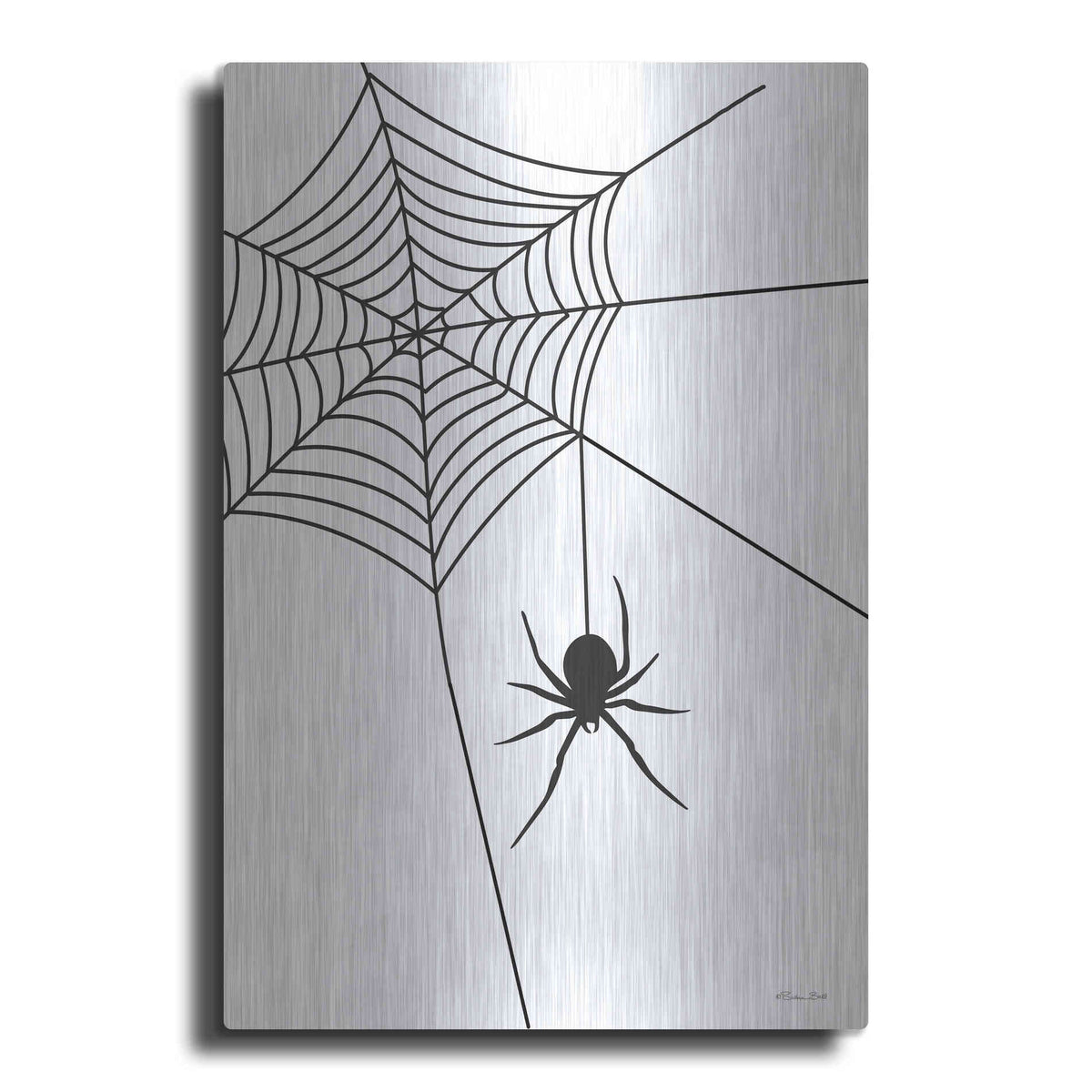 Luxe Metal Art 'Creepy Spider' by Susan Ball, Metal Wall Art