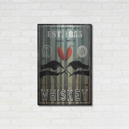 Luxe Metal Art 'Old Salt Whiskey Love Birds' by Ryan Fowler, Metal Wall Art,24x36