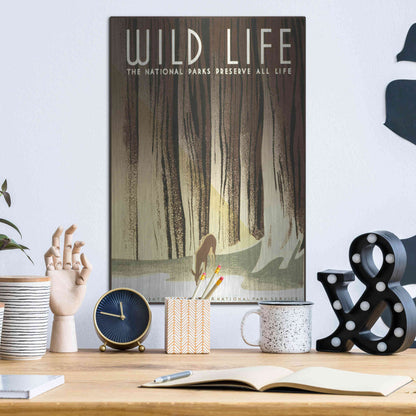 Luxe Metal Art 'Wild Life' by Stellar Design Studio, Metal Wall Art,12x16