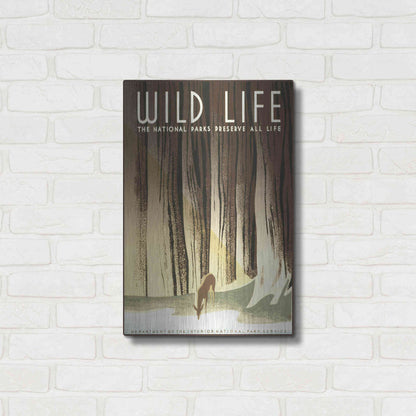 Luxe Metal Art 'Wild Life' by Stellar Design Studio, Metal Wall Art,16x24
